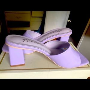Cute Violet sandal heels